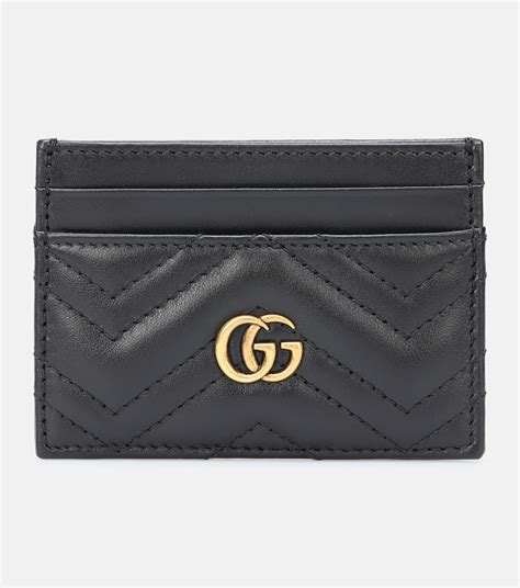 gucci chevron card case|Shop Gucci GG Marmont Card Case .